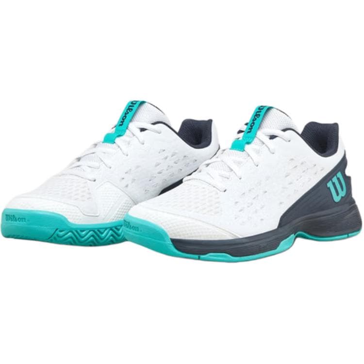 Wilson RUSH PRO JR L Детские кроссовки для тренировок Низкий топ Белый KIDS - изображение 3