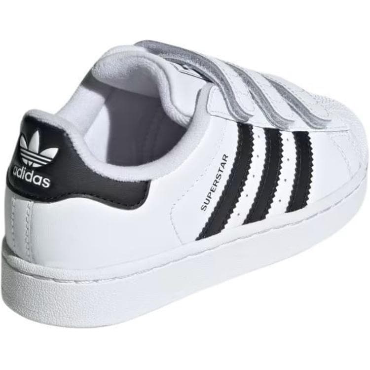 Кроссовки Adidas Originals Superstar 2 Мягкий и Комфортный Низкий Топ Детская Скейтбординг Обувь Белый Детский - изображение 4