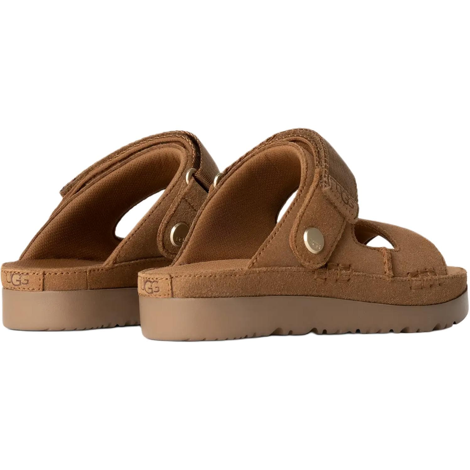 Сандалии UGG Goldenstar Glide Устойчивые к истиранию Низкие детские сандалии Коричневый для малышей - изображение 4