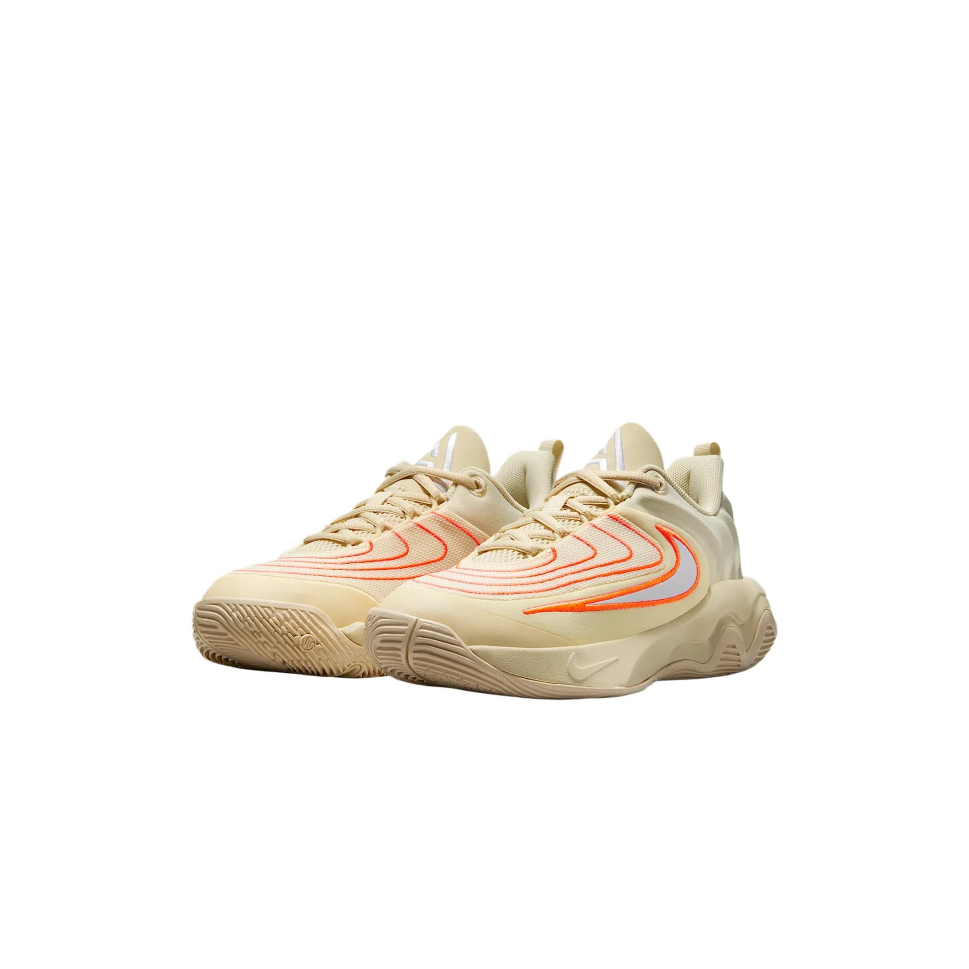 Кроссовки для баскетбола Nike Giannis Immortality 4 Ткань Низкие Кеды Детские Баскетбольные Кроссовки Светлый Хаки Малыш - изображение 3