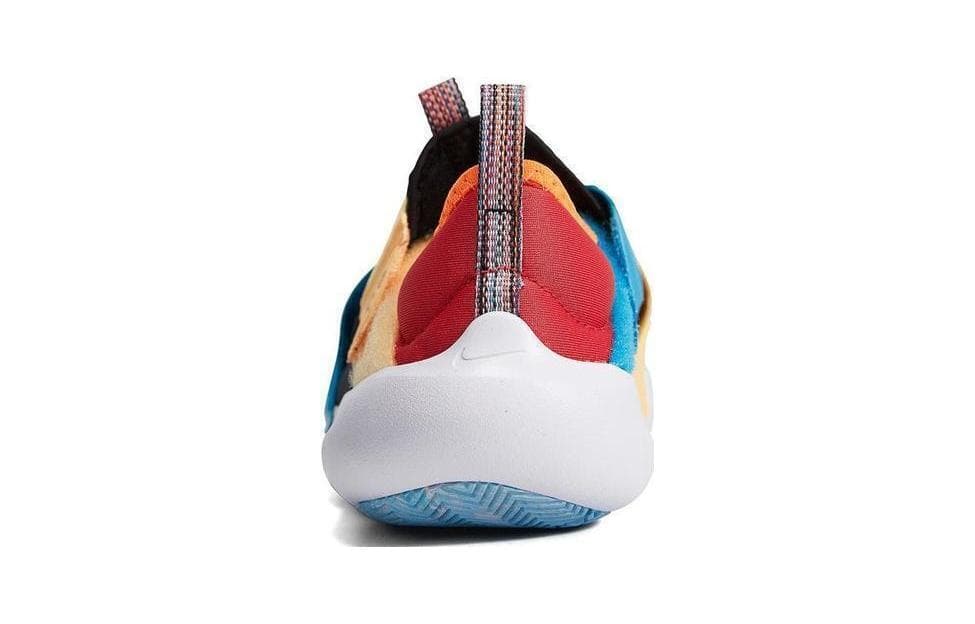 Кроссовки Nike Flex Advance Бразилия Устойчивые к истиранию Низкие Детские Беговые Кроссовки Черный Синий Желтый - изображение 4