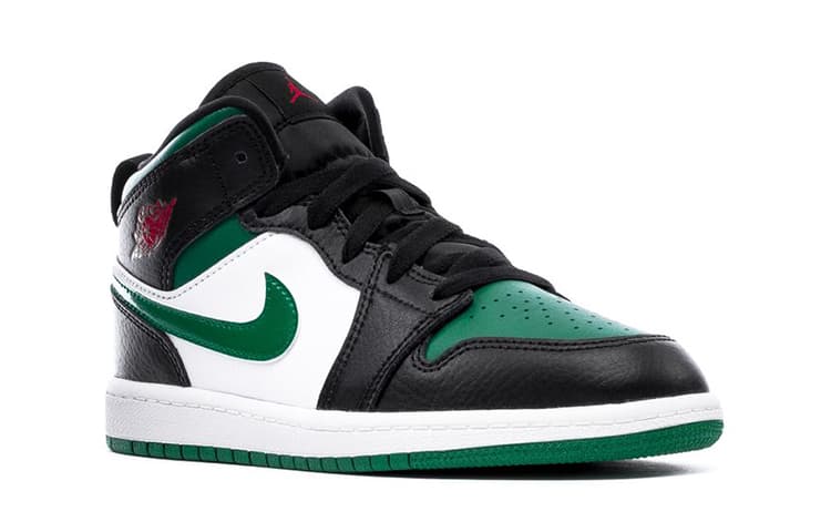 Кроссовки для баскетбола Jordan Air Jordan 1 Mid "Black Pine Green" - изображение 5