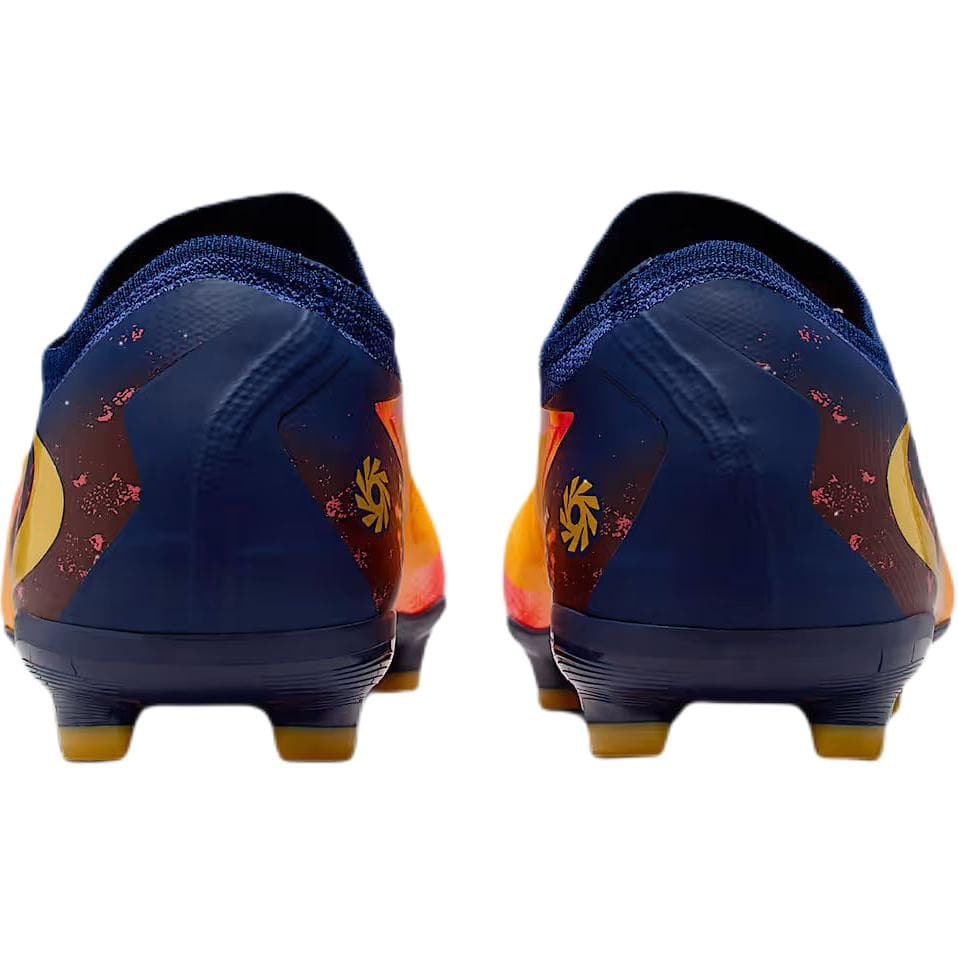Бутсы NIKE Jr. Phantom 6 Противоскользящие Низкие Детские Футбольные Бутсы Оранжевые Синие Детские - изображение 4