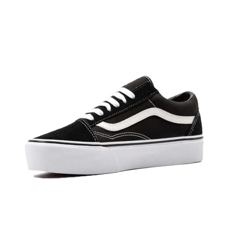 Кроссовки Vans Холст Замша Низкие Кеды Детские Лайфстайл Обувь Черные Подростковые - изображение 2