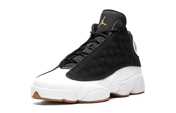Кроссовки для баскетбола Jordan Air Jordan 13 Retro Black White Gum GS - изображение 4
