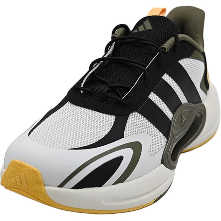 Кроссовки Adidas Galaxy Abrasion-Resistant Низкие Детские Беговые Кроссовки Черный Серый Малыш - изображение 4
