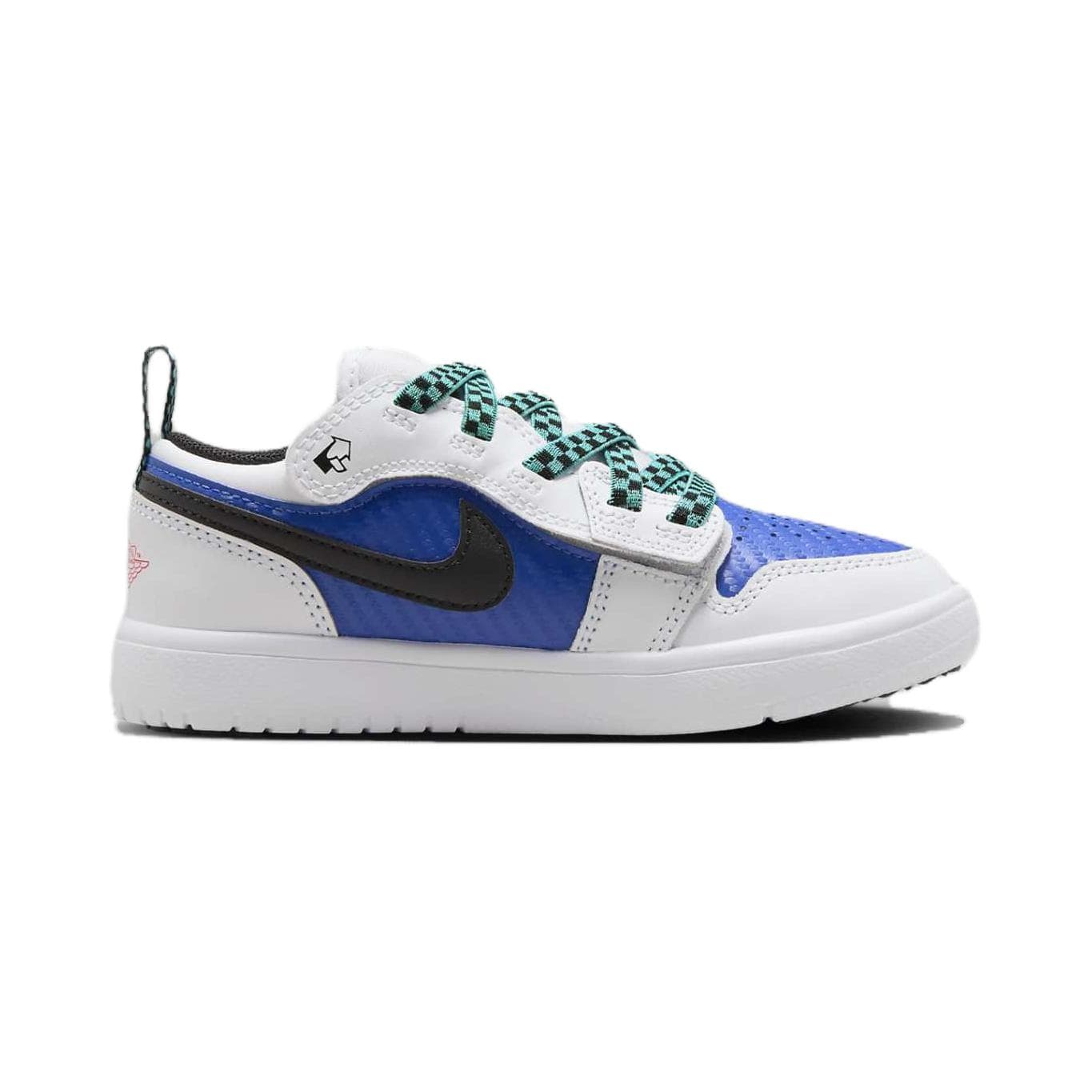 Кроссовки Jordan Air Jordan 1 Low Топ Детская Обувь для Скейтбординга Белый Синий Малыш - изображение 2