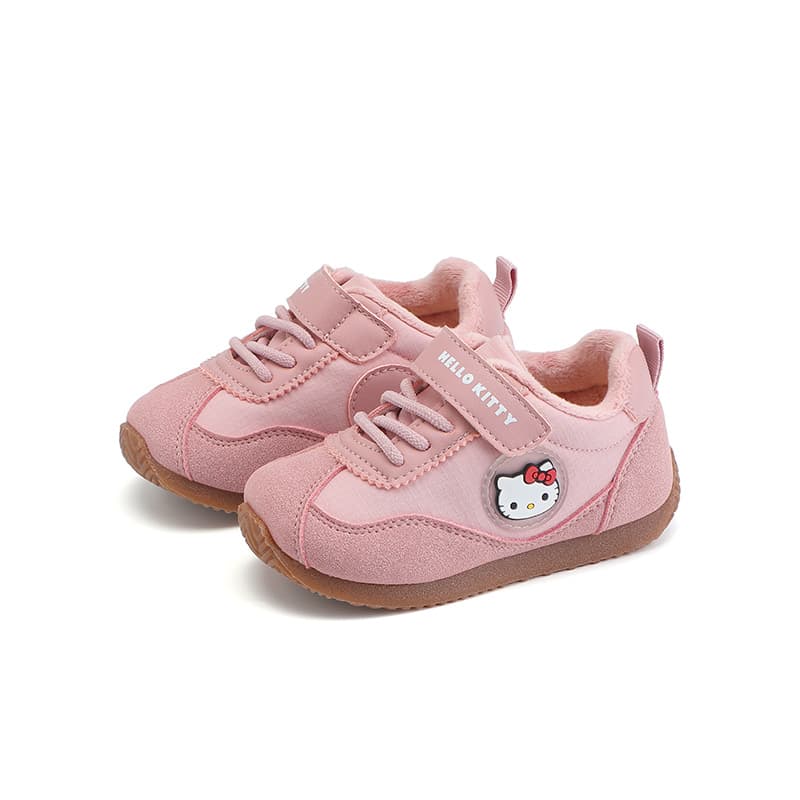 Кроссовки Sanrio Hello Kitty Универсальный повседневный мультяшный милый удобный утолщенный мальчики и девочки немецкие армейские кроссовки осень и зима износостойкий отскок легкий амортизация термозащитный баланс лоу-топы детские кроссовки подростки - изображение 3