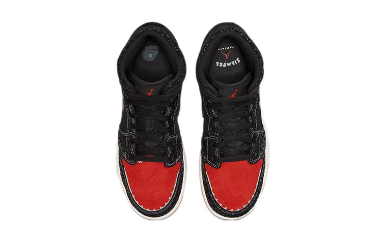 Кроссовки для баскетбола Jordan Air Jordan 1 Mid SE "Siempre Familia" GS - изображение 5