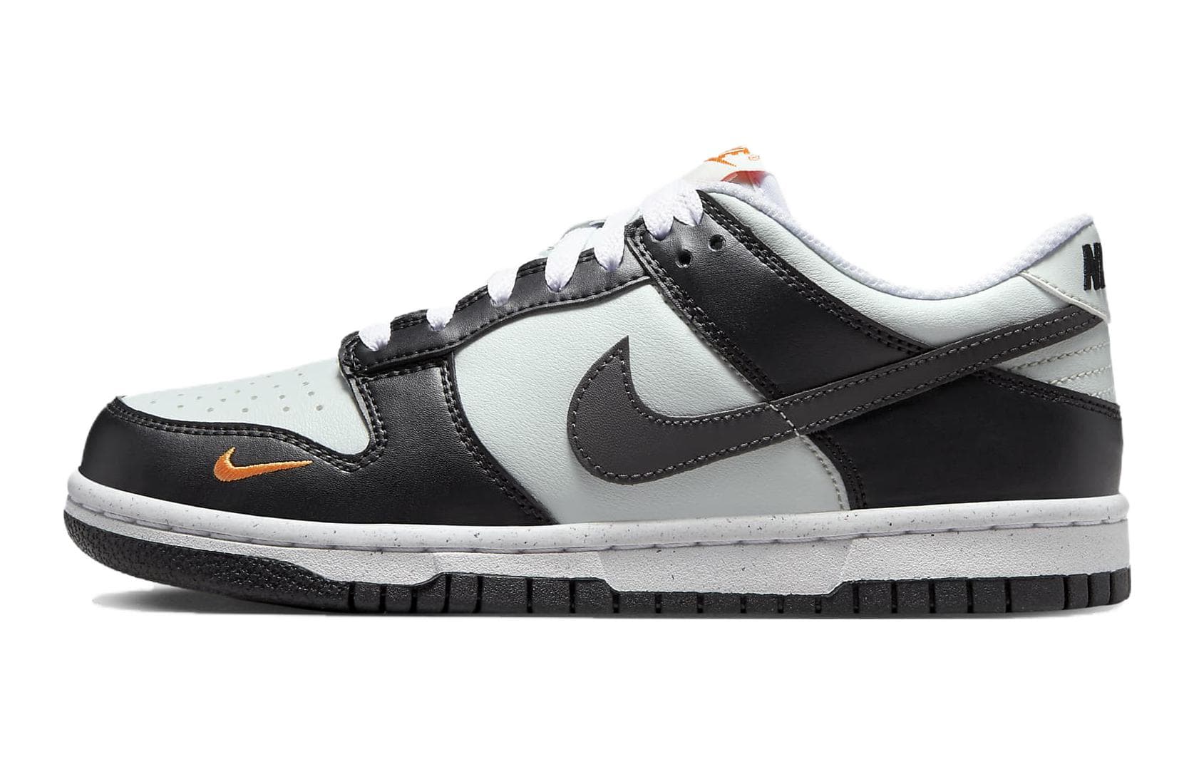 Кроссовки Nike Dunk Кожа Противоскользящая Устойчивая к износу Низкие кеды Скейтборд Обувь Черный Синий Унисекс - изображение 1