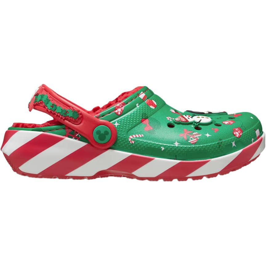 Детские Crocs Classic сандалии с поддержкой Kids Sabo зеленые - изображение 2