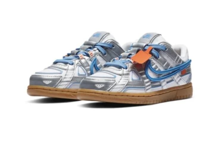 Кроссовки OFF-WHITE x Nike Rubber Dunk "University Blue" - изображение 5