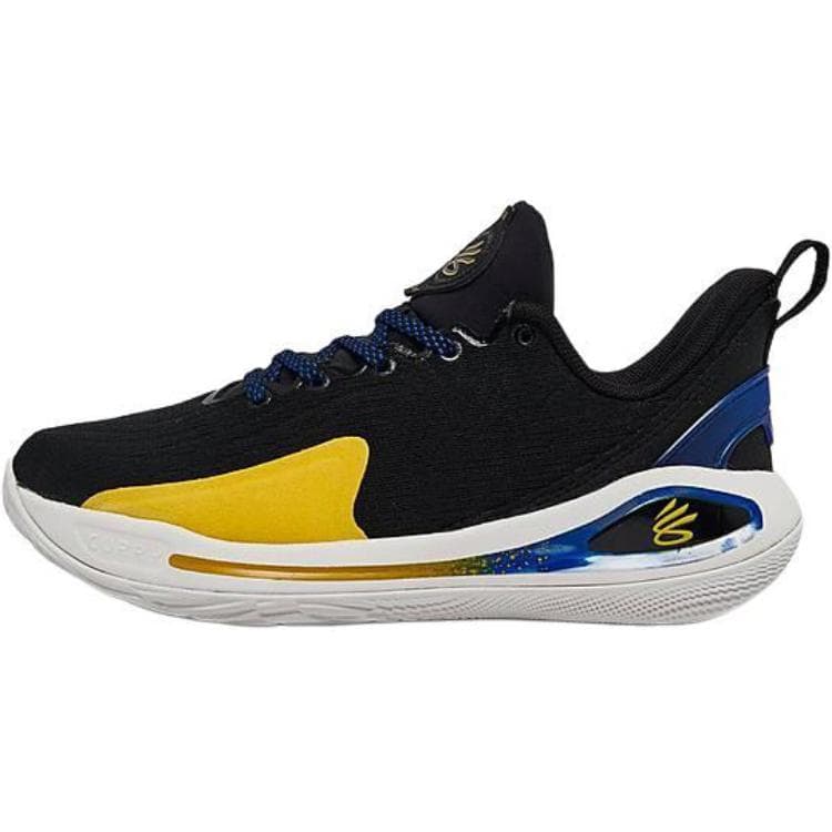 Кроссовки для баскетбола Under Armour Curry 12 противоскользящие устойчивые к истиранию низкий топ детские баскетбольные кроссовки черный белый - изображение 1