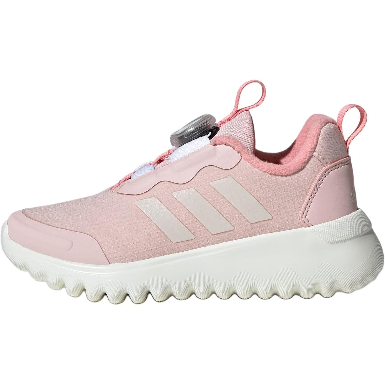 Кроссовки Adidas ActiveFlex BOA 3,0 противоскользящие устойчивые к истиранию низкие детские повседневные кроссовки розового цвета - изображение 1