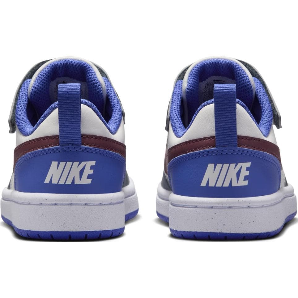 Кроссовки Nike Court Borough Low Детская Скейтбординг Обувь Синие Зеленые Малыш - изображение 4