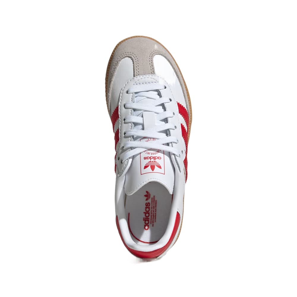 Adidas Originals Samba OG Кожа Лоу-топы Детские тренировочные кроссовки Облачный белый Детский - изображение 6