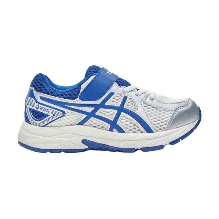 Кроссовки Asics Contend Jog Low Топ Детская Беговая Обувь Белый Синий Малыш - изображение 2
