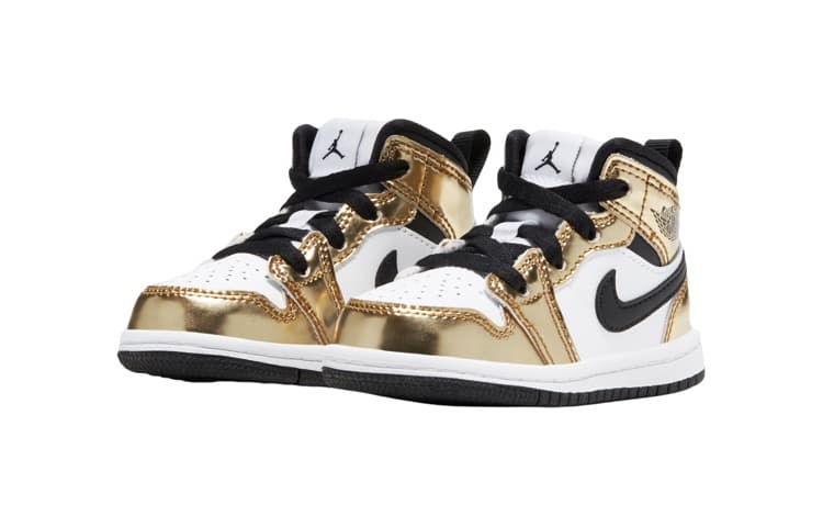 Кроссовки Jordan Air Jordan 1 Mid SE "Metallic Gold" - изображение 4