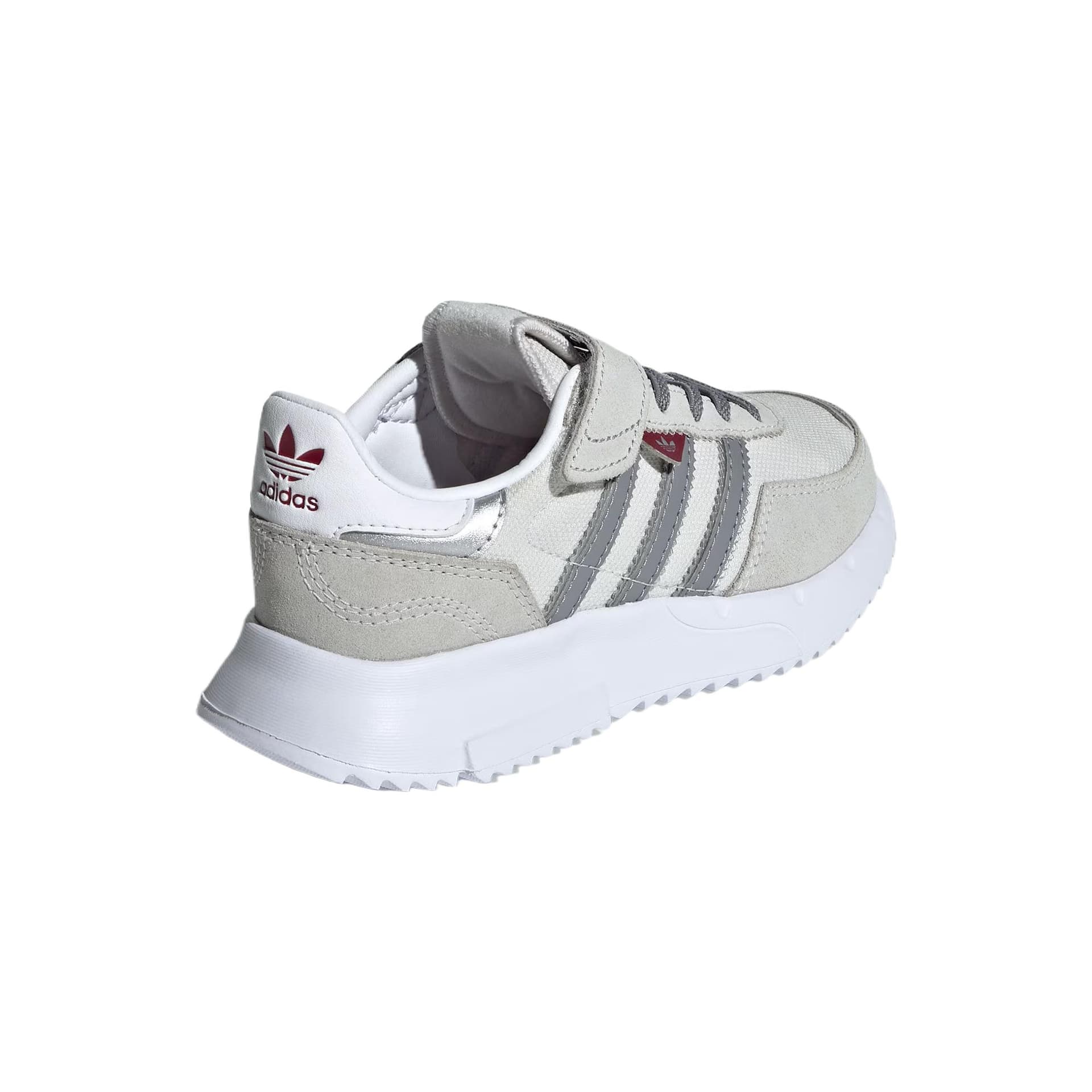 Кроссовки Adidas Retropy F2 Кожа Удобные Устойчивые к истиранию Низкие Детские Лайфстайл Обувь Серый Детский - изображение 4