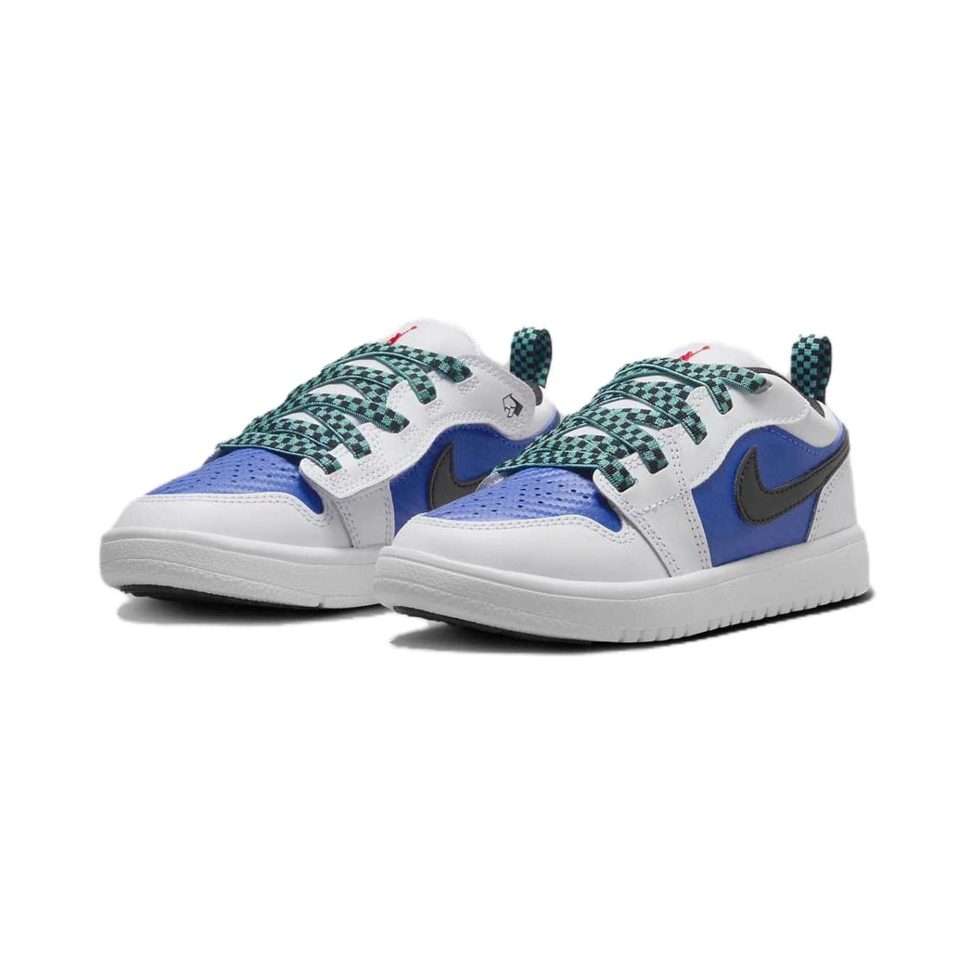 Кроссовки Jordan Air Jordan 1 Low Топ Детская Обувь для Скейтбординга Белый Синий Малыш - изображение 3