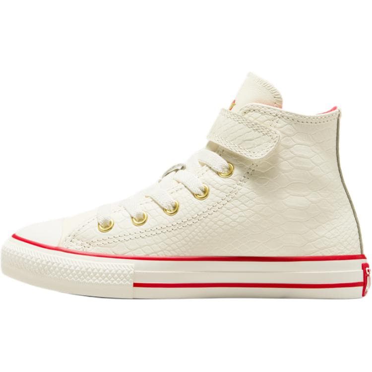 Кроссовки Converse All Star 1V Удобный Хай-топы Детские кеды Бежевый/красный/золотой Детский - изображение 1