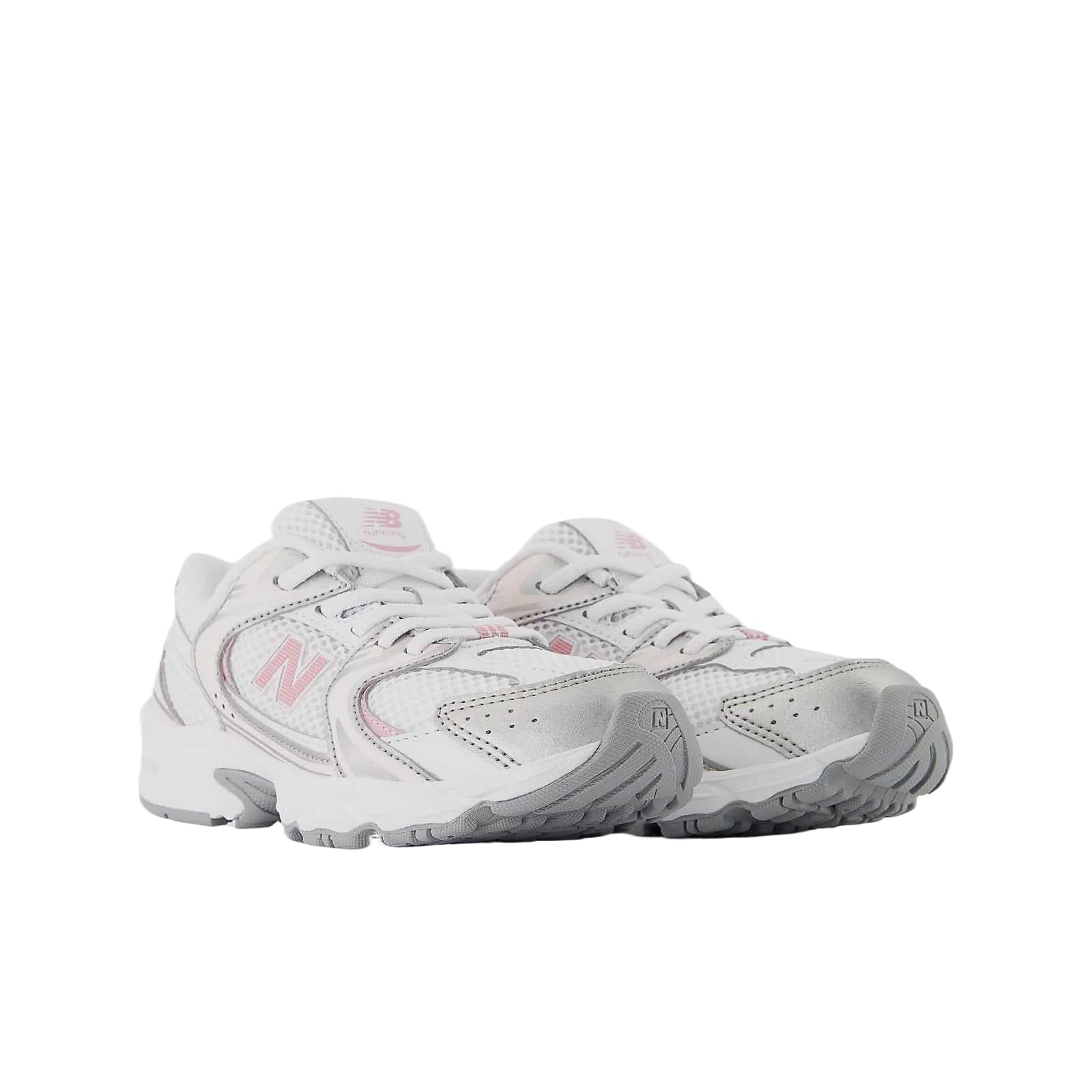 Кроссовки New Balance NB 530 Амортизация Отскок Дышащий Низкий Верх Детская Беговая Обувь Розовый Серый Детский - изображение 3