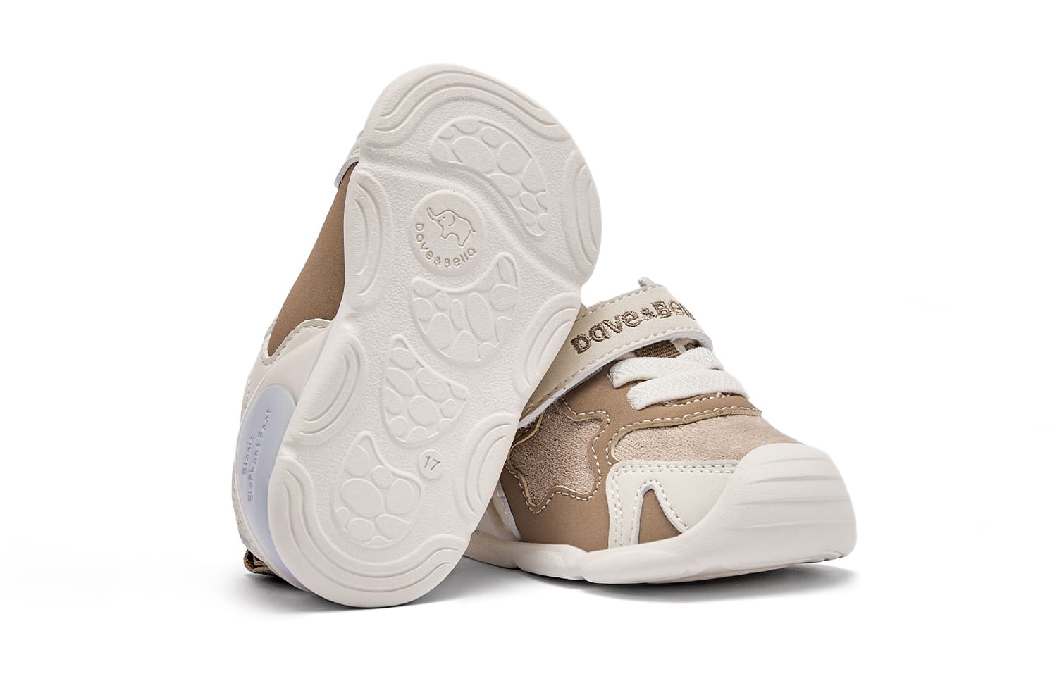 Кроссовки DAVE&BELLA Обувь для малышей Низкий топ Молочный кофейный для малышей - изображение 5