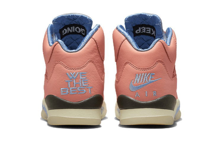 Кроссовки для баскетбола DJ KHALED x Jordan Air Jordan 5 "Crimson Bliss" GS - изображение 4