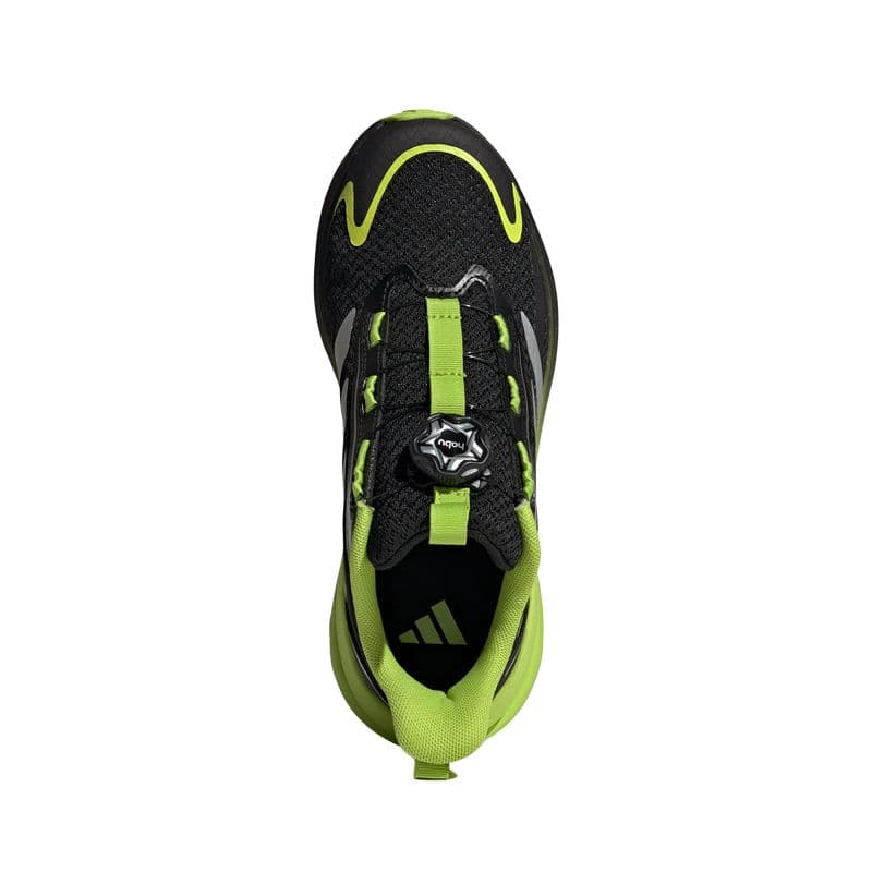Кроссовки Adidas LIGHTDART HABU J Противоскользящие Устойчивые к истиранию Отскок Дышащие Низкие Беговые Кроссовки Черные Зеленые - изображение 3
