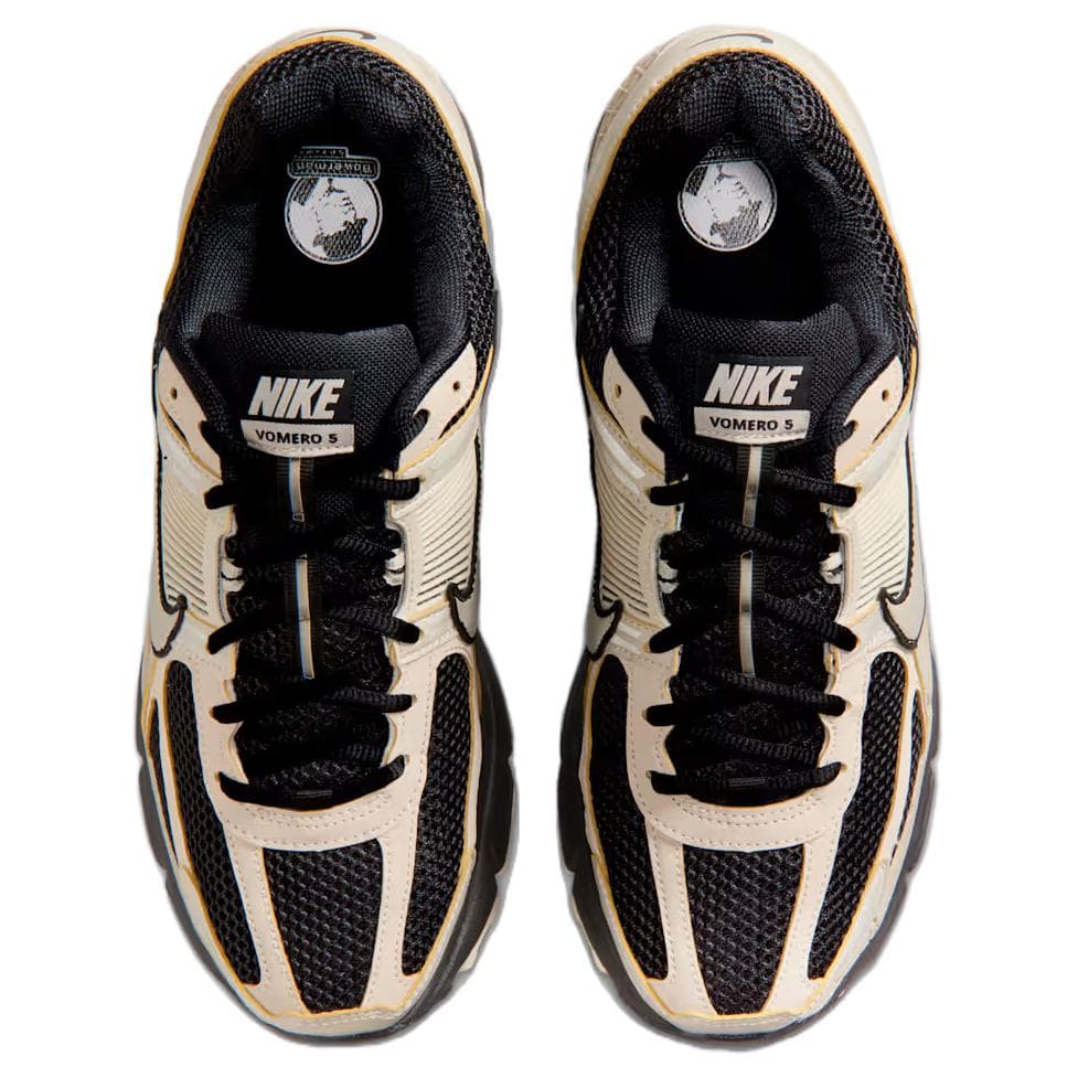 Кроссовки Кроссовки для трейлраннинга Nike Zoom Vomero 5 Унисекс Бежево-черные - изображение 4