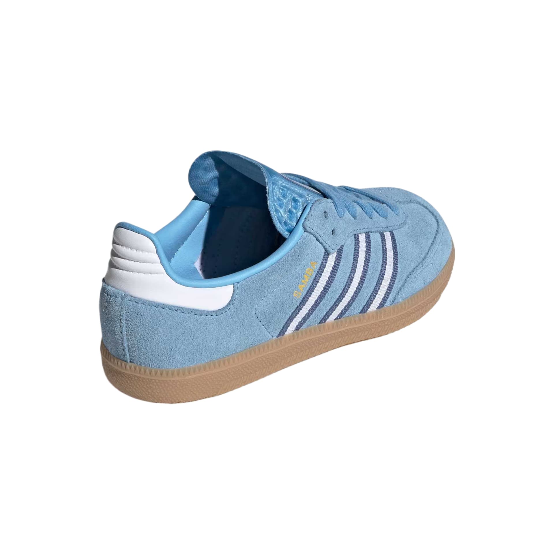 Кроссовки Adidas Originals Samba OG Кожа Скейтборд Обувь Черный Детский - изображение 5