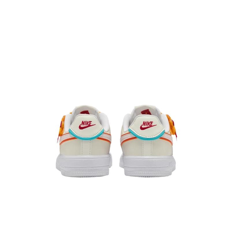 Кроссовки Nike Force 1 Low LV8 EasyOn Змея Коллекция Нового года Кожа Низкий Верх Детские Лайфстайл Обувь - изображение 5