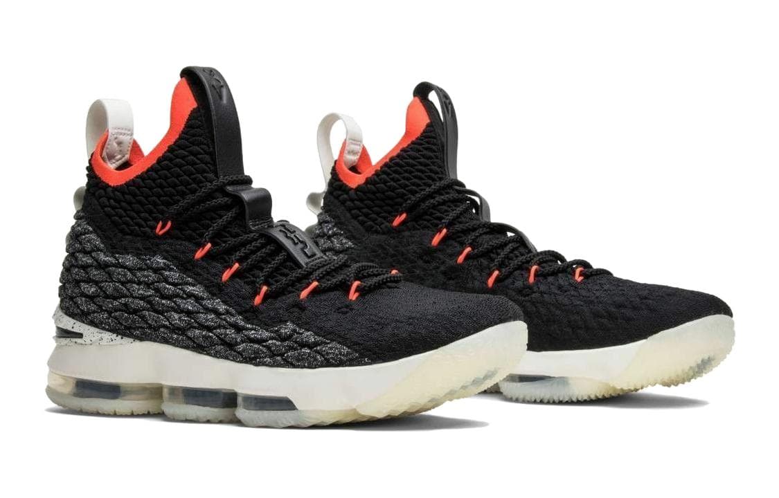Кроссовки для баскетбола Nike Lebron 15 Black Bright Crimson - изображение 4