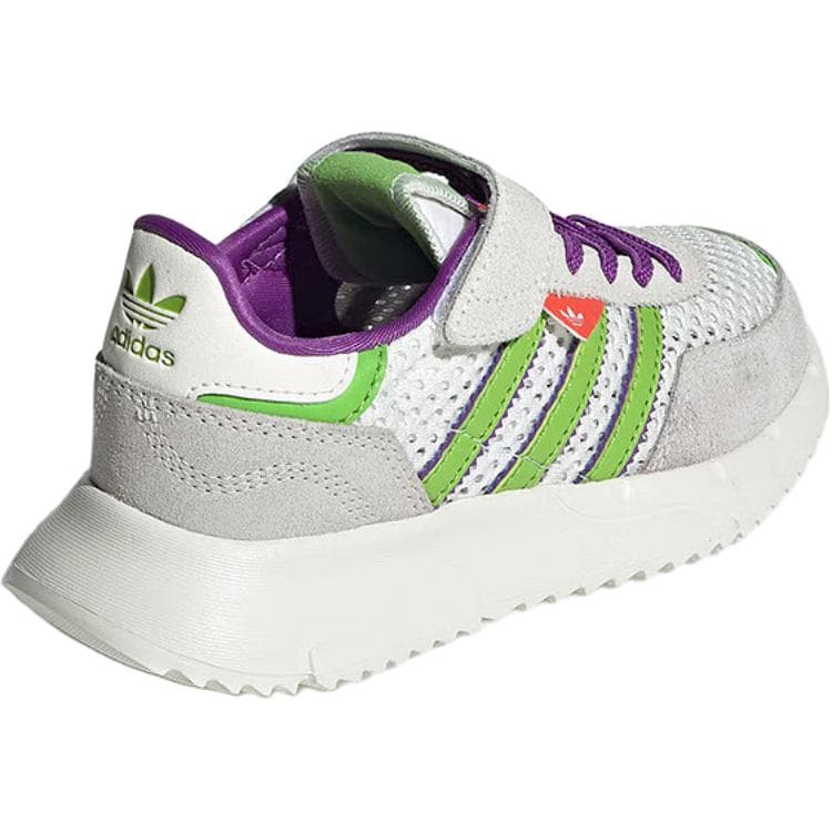 Кроссовки Adidas Originals Retropy F2 Устойчивые к истиранию низкие детские повседневные кроссовки белые - изображение 4