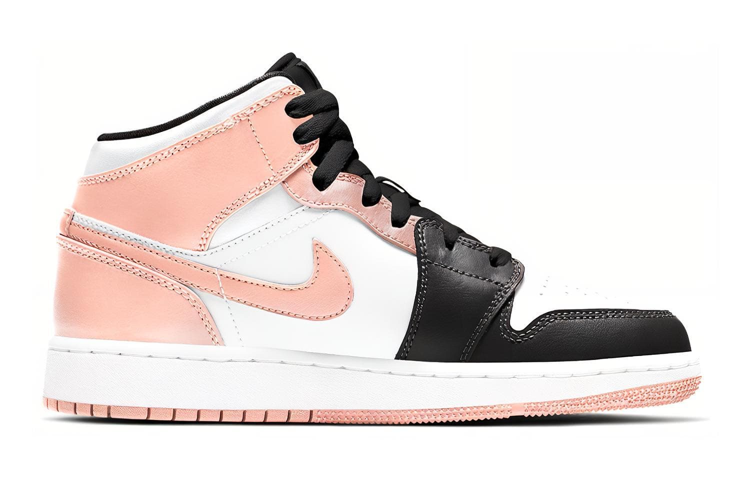 Кроссовки для баскетбола Jordan Mid "Crimson Tint" GS - изображение 4