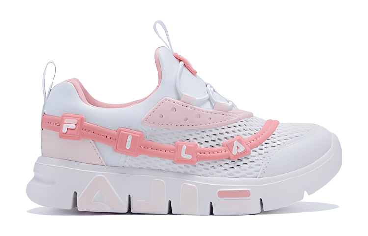 FILA KIDS Удобные Anti KICK Детские Кроссовки для Тренировок Розовые Белые Детские Возраст 3-7 Лет - изображение 2