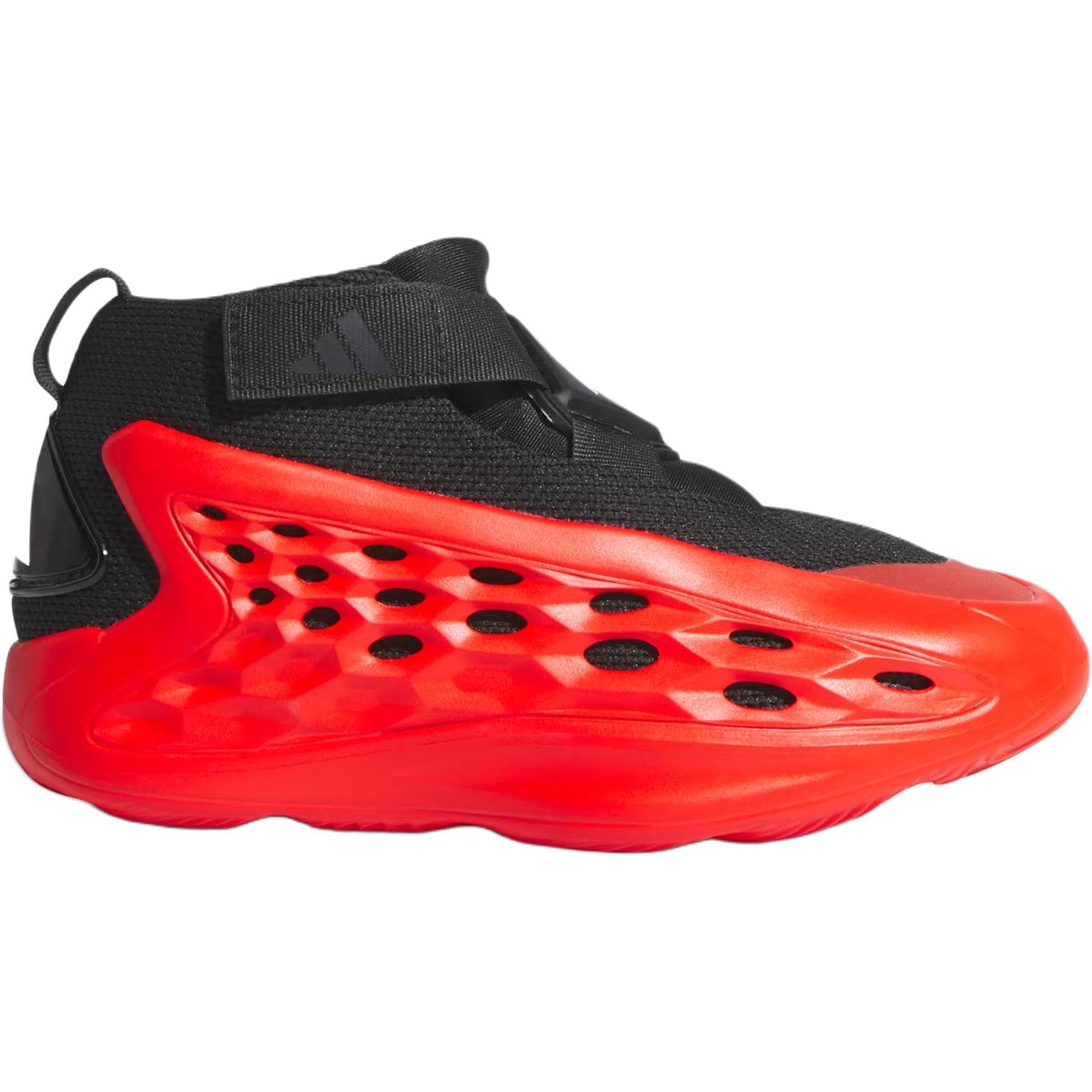 Кроссовки для баскетбола Adidas A.E. 1 MID Топ Детская Баскетбольная Обувь Красная Черная Малыш - изображение 2