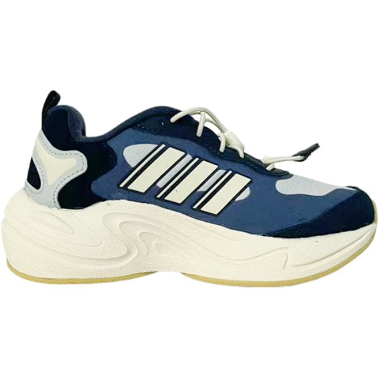 Кроссовки Adidas CLIMAWARM Противоскользящие Устойчивые к истиранию Низкие Кроссовки для Беговых Занятий Детские Синие Белые - изображение 2