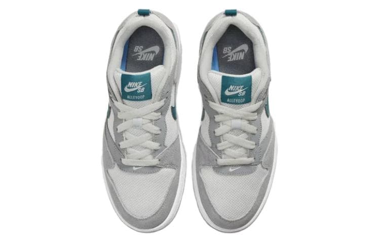 Кроссовки Nike SB Alleyoop Low Скейтборд Обувь Серый Белый Синий Унисекс - изображение 4