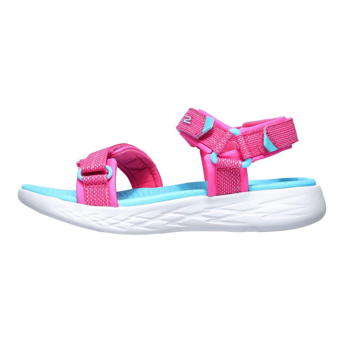 Сандалии Skechers Детские сандалии розовые синие для подростков - изображение 1