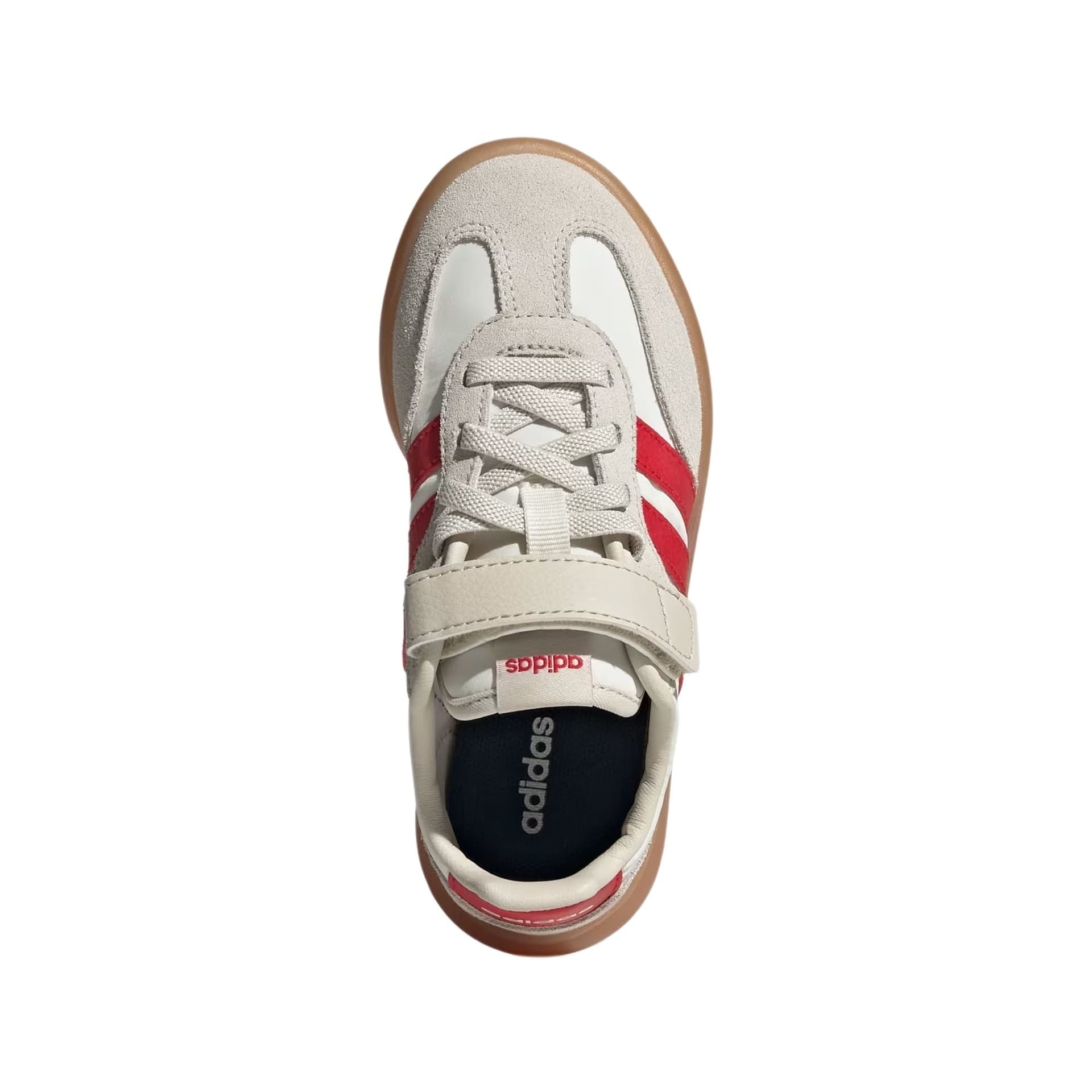Кроссовки Adidas BARREDA DECODE Устойчивый к истиранию Низкий Топ Детские Скейтбординги Бежево-красный Детский - изображение 4