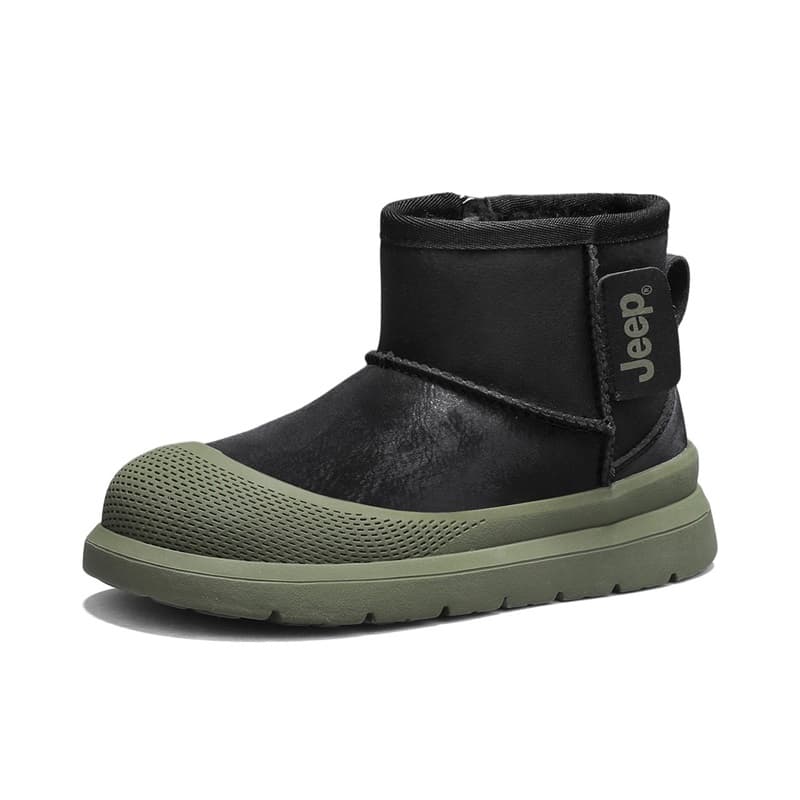 Jeep High Top Детские Мягкие Хлопковые Туфли Детские Черные - изображение 2