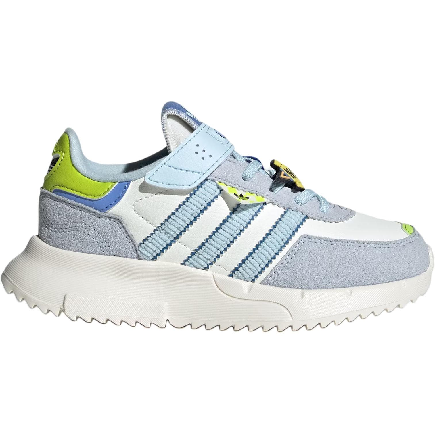 Кроссовки Adidas Originals X Disney Retropy F2 Low Топ Kids Lifestyle Shoes Белый и синий цвет Детский - изображение 2