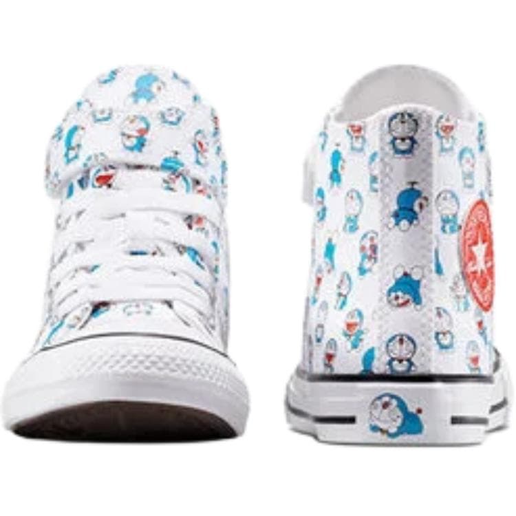 Дораэмон x Converse Chuck TAYLOR All Star Устойчивые к истиранию Высокие детские кеды - изображение 5