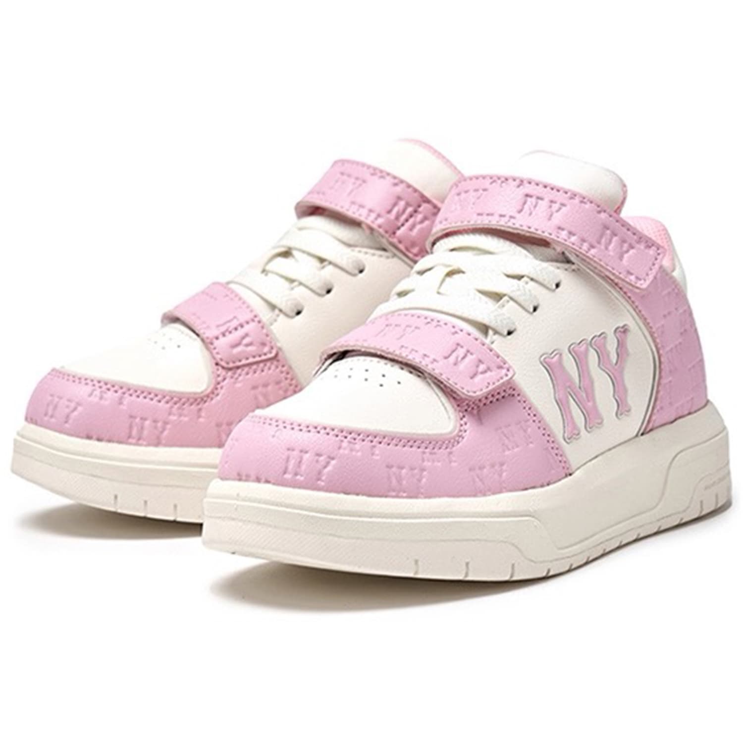 Кроссовки Mlb Base Logo Нью-Йорк Янкис Синтетическая кожа Kids Lifestyle Shoes Розовый Детский - изображение 2