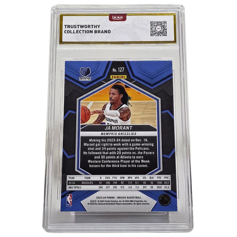 PANINI Морант Звезда Карта 23 24 СЕЗОН Дюрекс Коллекция Большой Отношение Особенная Карта Выбор - изображение 2