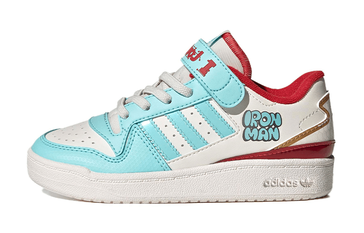 Кроссовки Disney x Adidas Originals FORUM Детская обувь для скейтбординга с низким верхом кожа устойчивая к абразиву - изображение 1