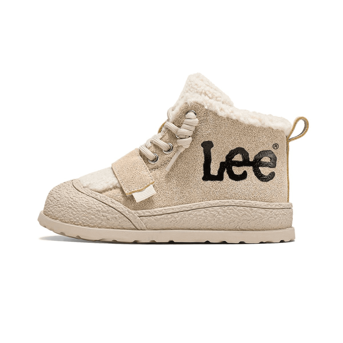 lee С флисовой подкладкой Теплоизоляционный Fashion Versatile Детские утепленные и зимние ботинки Хаки - изображение 1