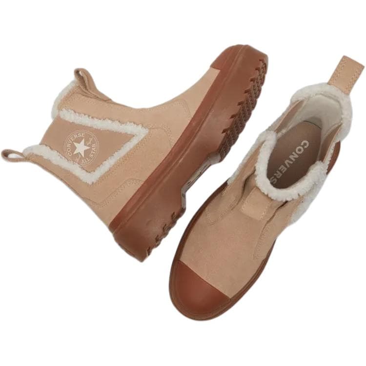 Кроссовки Converse All Star Chelsea Lugged Универсальные износостойкие хай-топы детские повседневные коричневый - изображение 4