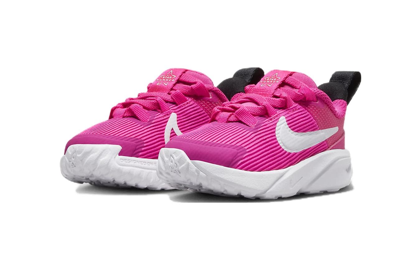 Кроссовки Nike Star Runner 4 Противоскользящая Анти-КИК Противоскользящая Анти-КИК Низкий Топ Обувь для малышей - изображение 3